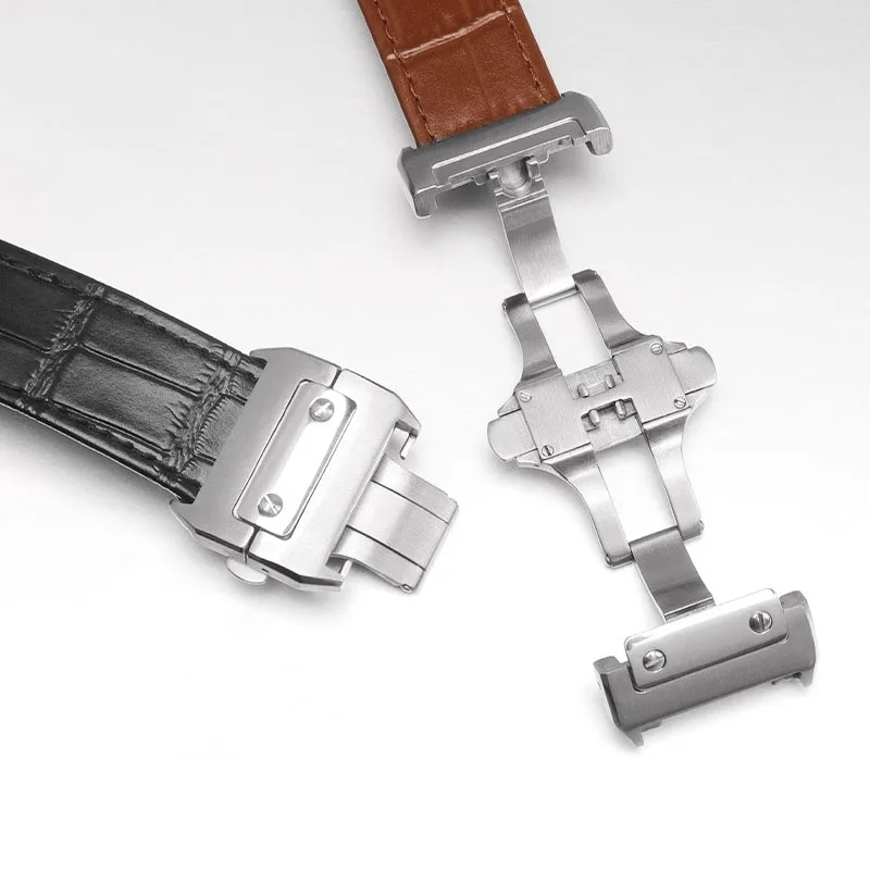 High quality Genuine Leather w - đánh giá và giá Cartier Watch Santos
