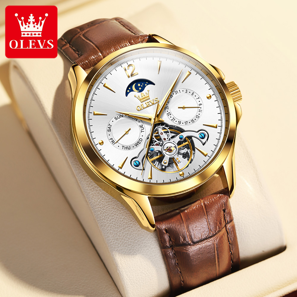 OLEVS 6663 Mens Watch Original - đánh giá và giá Seiko Watch Presage