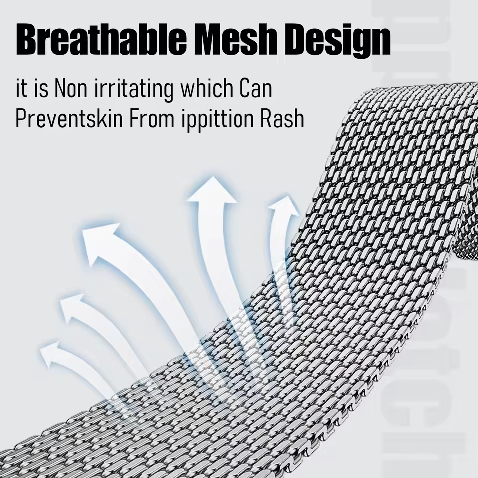 18/20/22mm Steel Mesh Milanese - đánh giá và giá Milanese Loop Magnetic