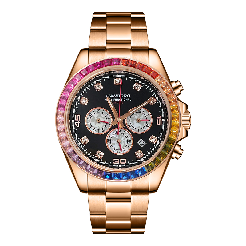 HANBORO Men Automatic Watch 42 - đánh giá và giá Omega Watch Constellation