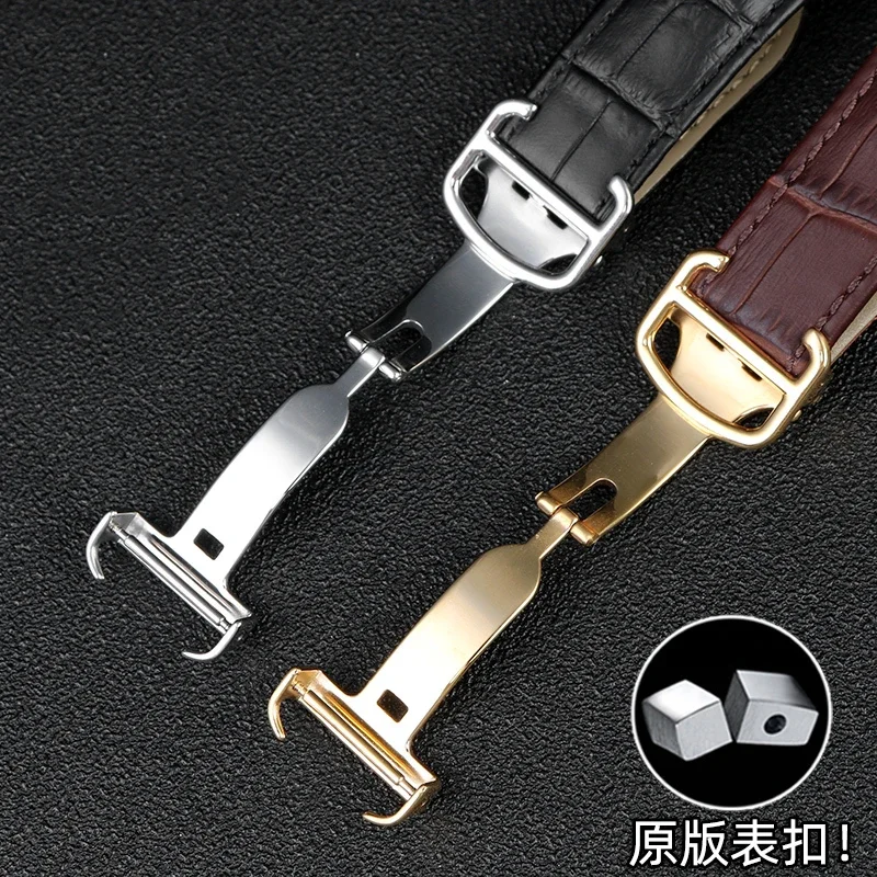 Watchband Genuine Leather Watc - đánh giá và giá Cartier Watch Tank
