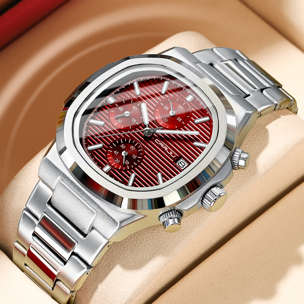 CRRJU Luxury Man Watch Busines - đánh giá và giá Patek Philippe Watch Nautilus