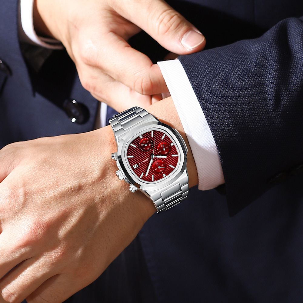 CRRJU Luxury Man Watch Busines - đánh giá và giá Patek Philippe Watch Nautilus